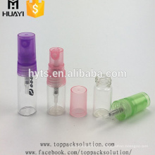 En gros petit 2 ml 5 ml logo imprimé vide verre spray recharge parfum personnalisé vaporisateur